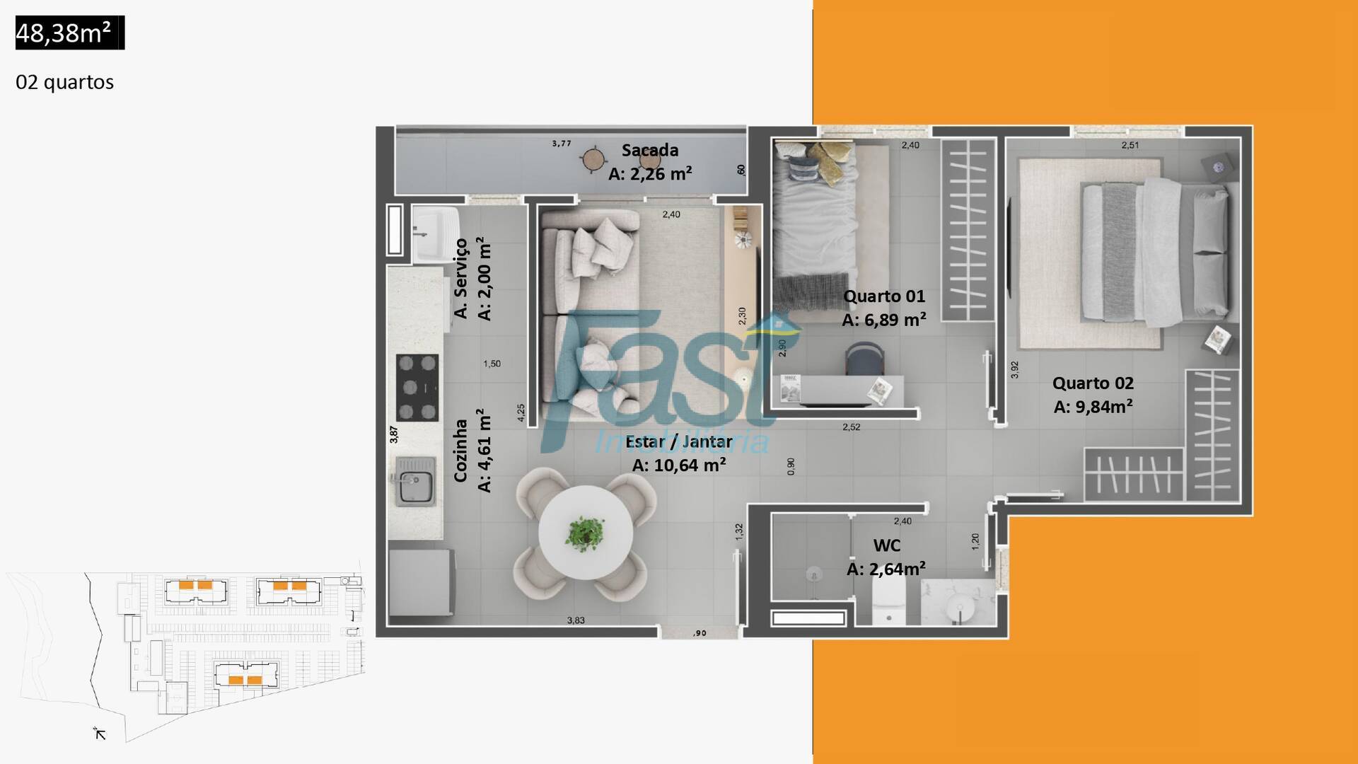 Apartamento, 3 quartos, 65 m² - Foto 24