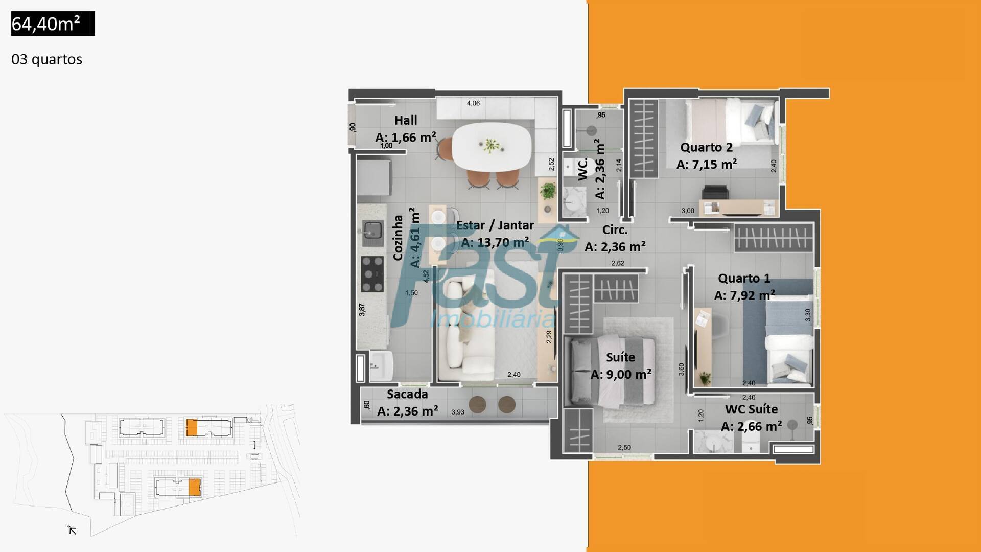 Apartamento, 3 quartos, 65 m² - Foto 27