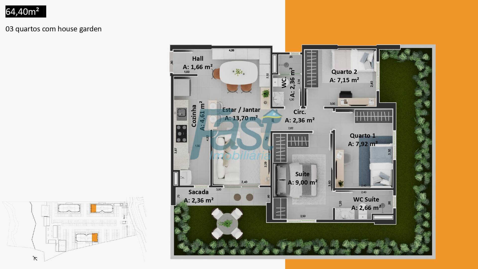 Apartamento, 3 quartos, 65 m² - Foto 28